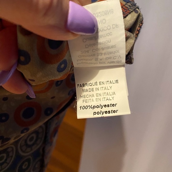 La Fée Maraboutée multicolored dress. Made in Italy. Size 38 - Picture 2 of 4